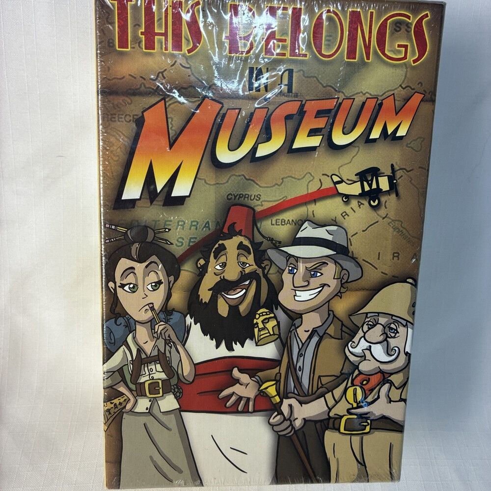 This Belongs in a Museum Strategic Tile Board Game Exploration Archaeology NEW